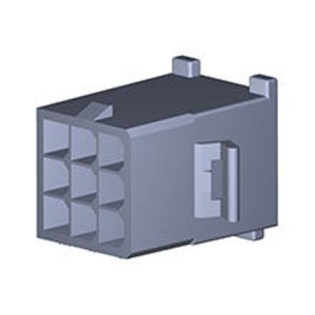 MOLEX Rectangular Power Connector, 9 Contact(S), Female, Wire Terminal, Plug 15311091